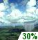 A chance of light rain showers